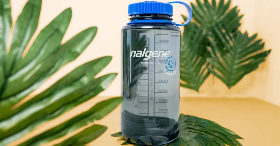 Nalgene Wide Mouth Fles 1L - BPA-vrij - Grijs - afbeelding 4 van 6