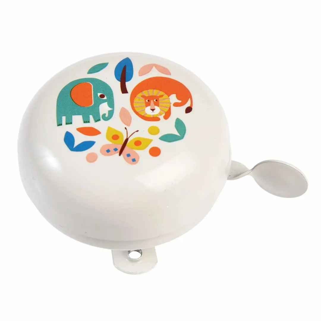 Rex London Wild Wonders Fietsbel - 5,8 cm - Wit
