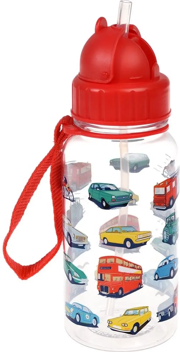 Rex London Kinderwaterfles Road Trip 500ml - Multicolor