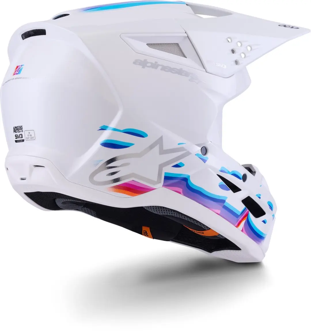 Alpinestars S-M3 Force Crosshelm - Maat M - afbeelding 4 van 6