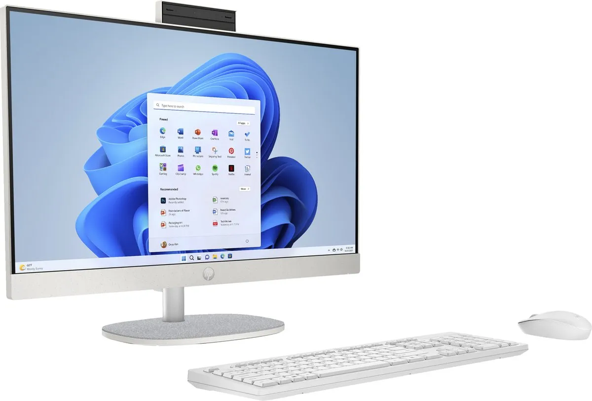 HP 24-cr1055nd Alles-in-één PC - 60,5cm 1080p Wit
