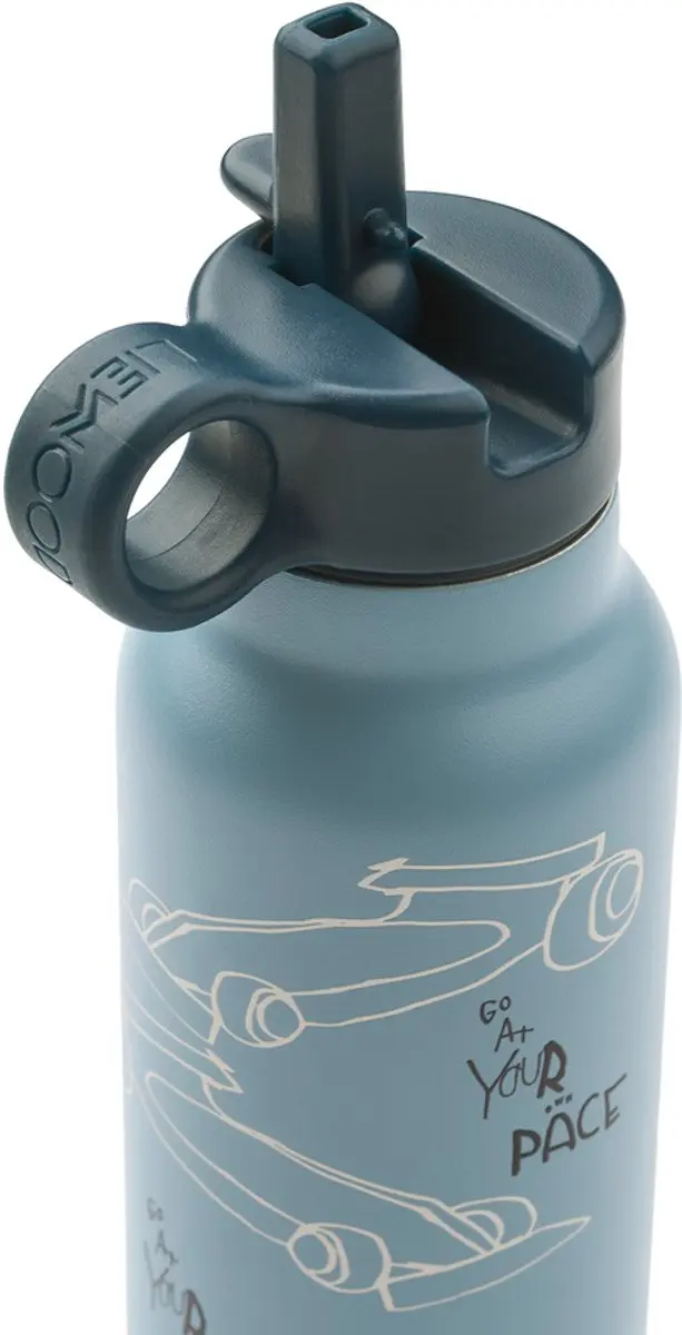 Liewood | drinkfles race cars beach blue 350ml