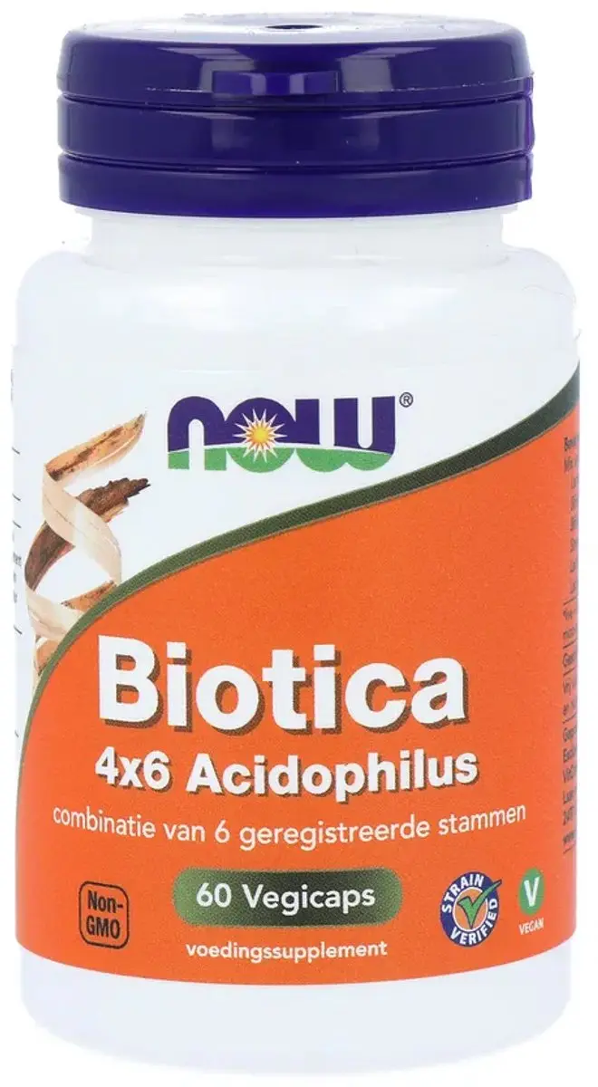 Now Foods Biotica Acidophilus Capsules 60 Stuks