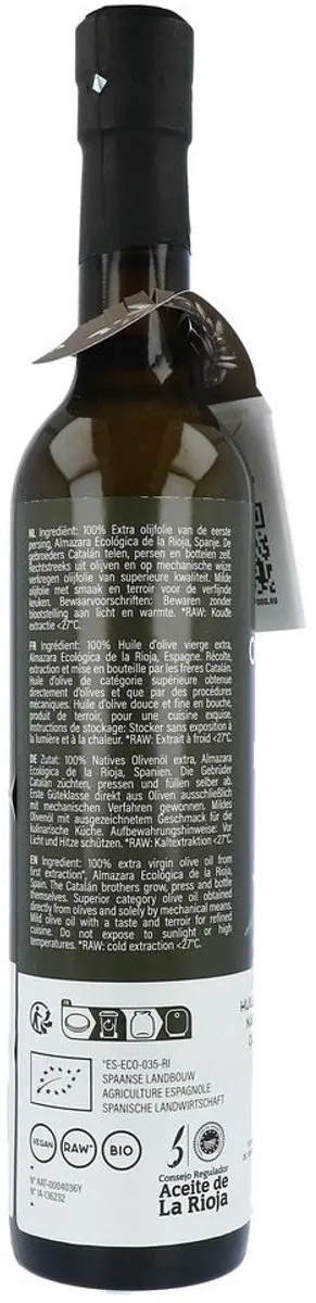 Aman Prana Hermanos Catalan Olijfolie Extra Vierge Bio 500ml