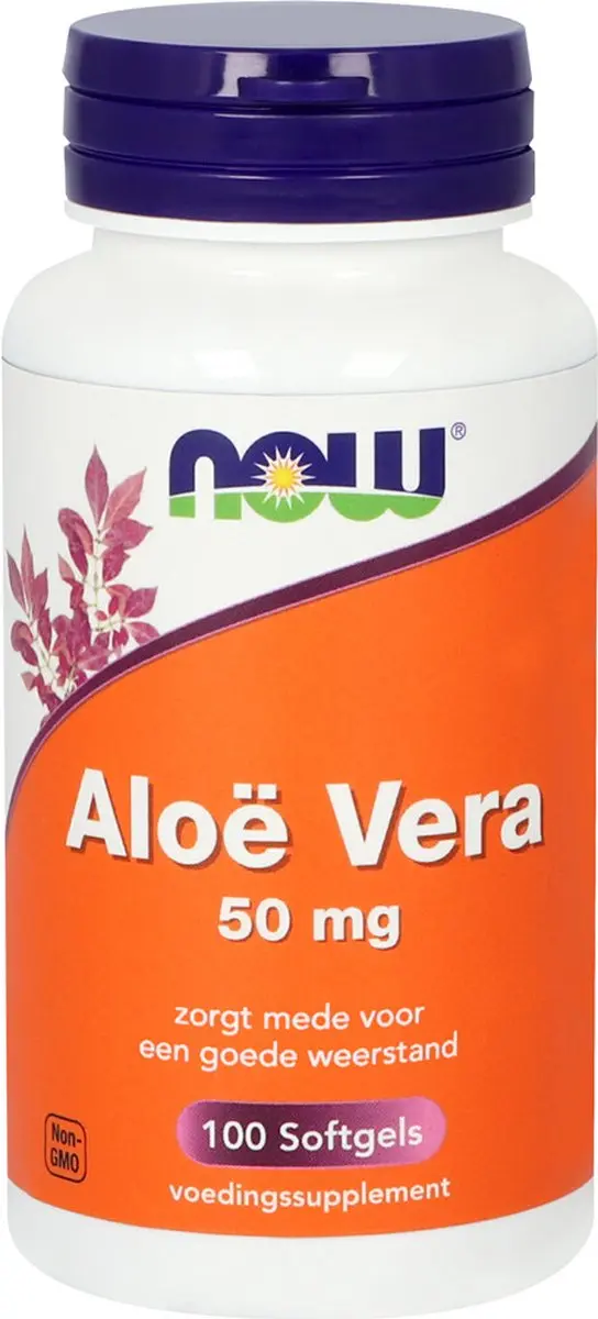 Now Foods Aloë Vera Concentraat 50mg - 100 Softgels
