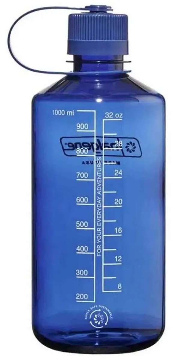 Nalgene Narrow-Mouth N2021-3232 Drinkfles 1L - Denim - afbeelding 3 van 5