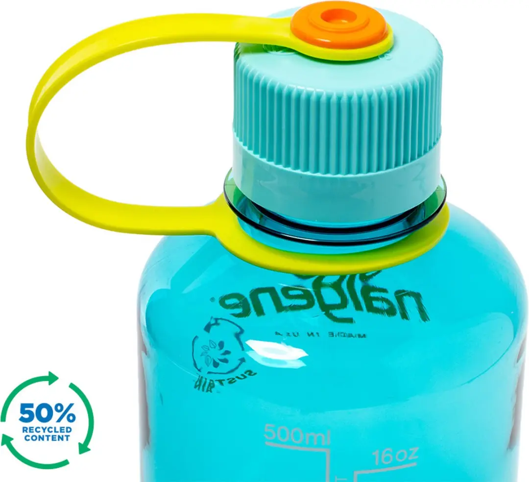 Nalgene Narrow-Mouth N2020-1116 Drinkfles 500ml - Cerulean - afbeelding 3 van 4