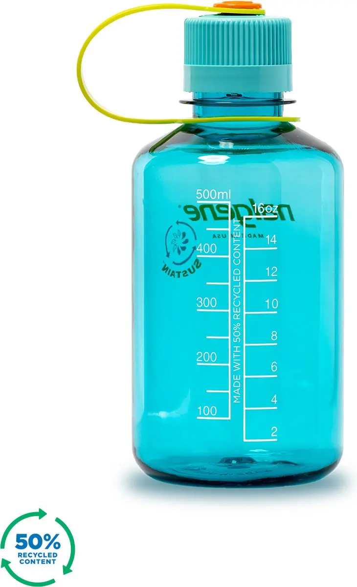 Nalgene Narrow-Mouth N2020-1116 Drinkfles 500ml - Cerulean - afbeelding 2 van 4