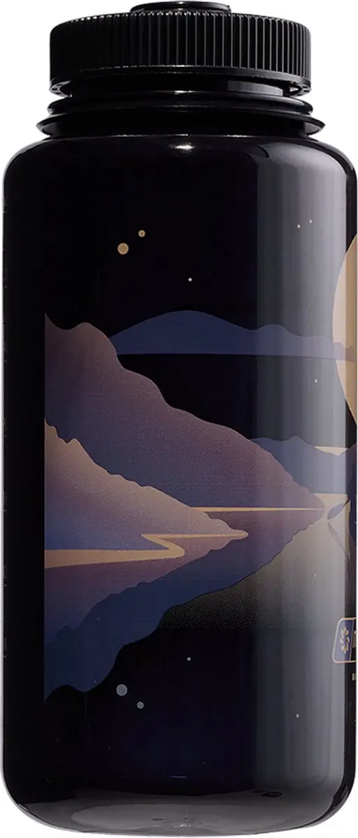 Nalgene Wide-Mouth 1000ml Drinkfles - BPA-vrij - Moonset - afbeelding 2 van 5