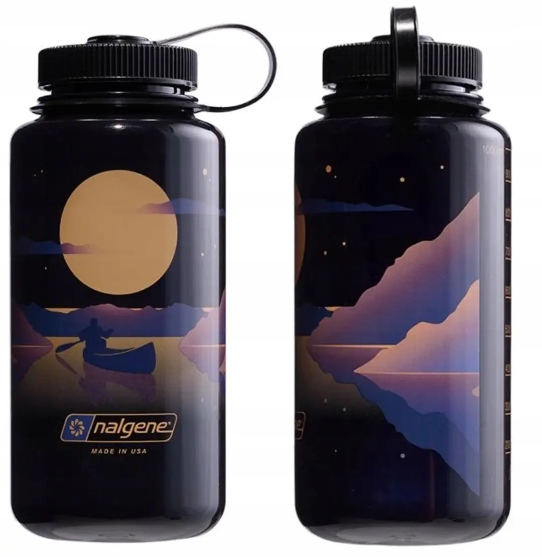 Nalgene Wide-Mouth 1000ml Drinkfles - BPA-vrij - Moonset - afbeelding 5 van 5