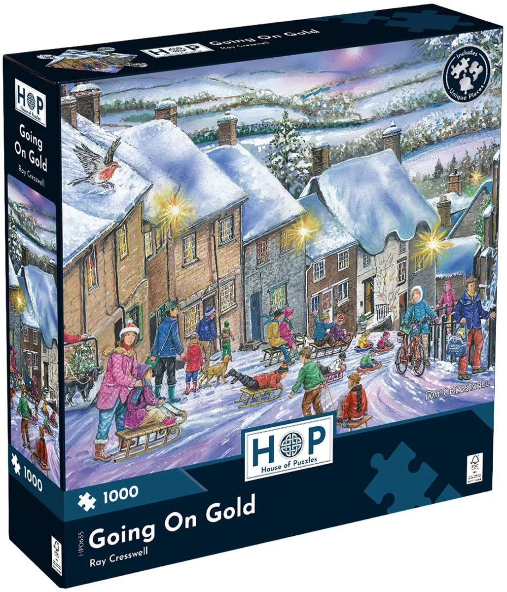 House Of Puzzles Going on Gold Legpuzzel 1000 Stuks