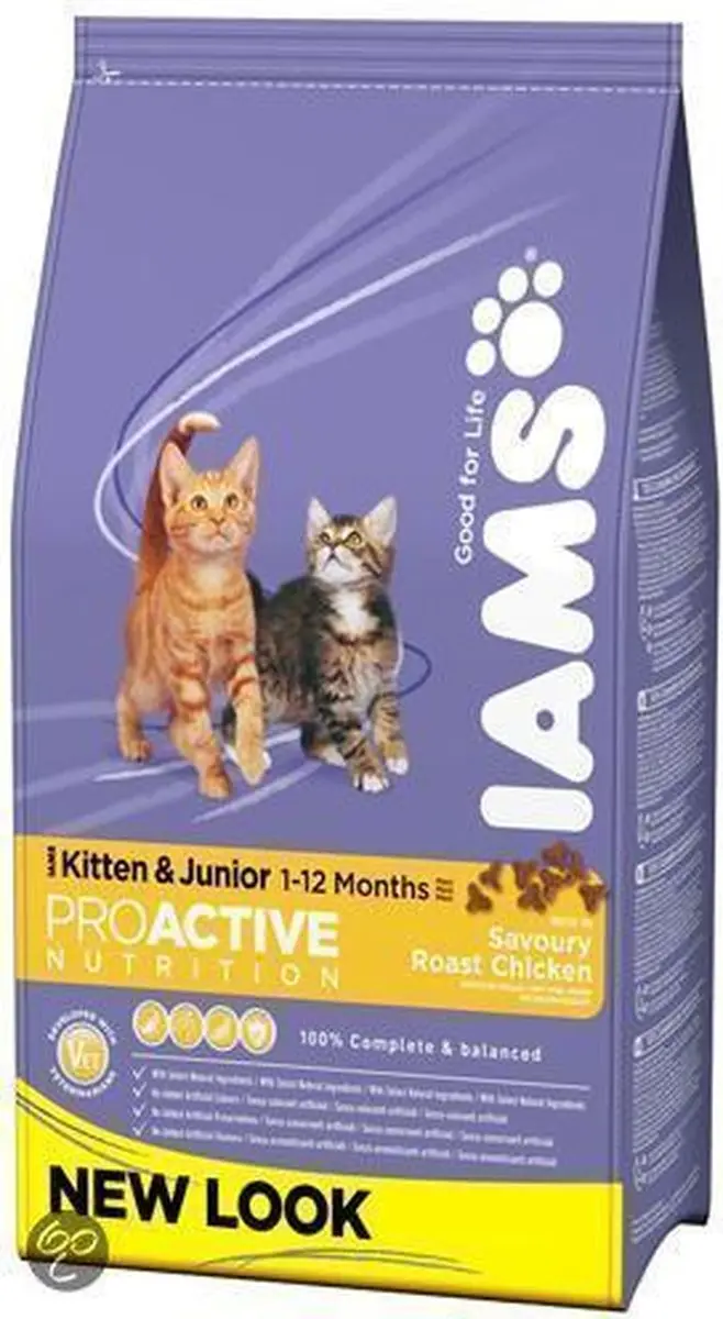 Iams Droog Kitten/Junior Kip 3 kg