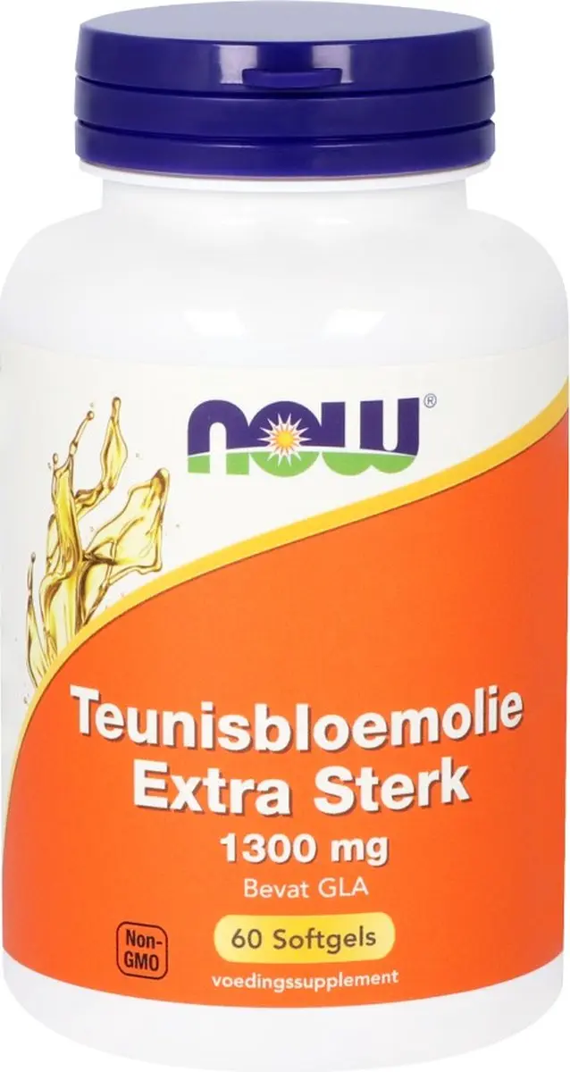 Now Foods Teunisbloemolie 50g - 60 Stuks