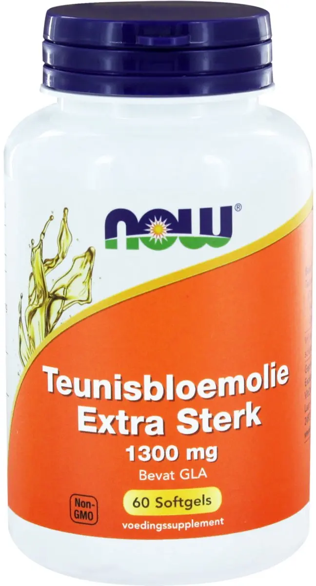 Now Foods Teunisbloemolie 50g - 60 Stuks