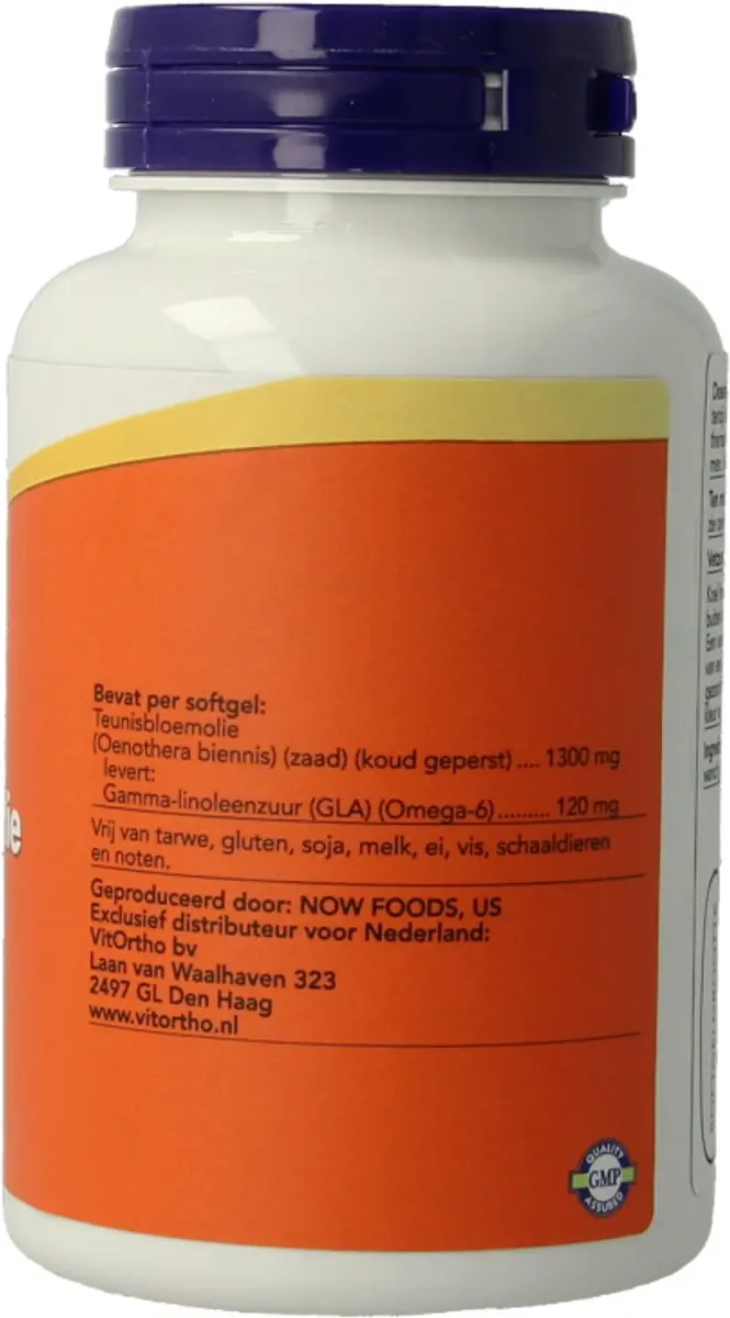 Now Foods Teunisbloemolie 50g - 60 Stuks