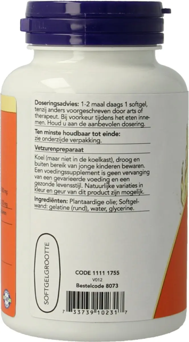 Now Foods Teunisbloemolie 50g - 60 Stuks