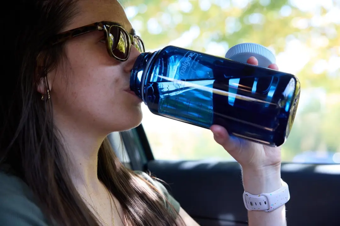 Nalgene Wide-Mouth N2020-6132 Drinkfles 1000ml - Indigo - afbeelding 4 van 4