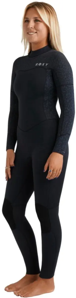2026 Roxy Dames Swell Natural 4/3mm Rug Ritssluiting Wetsuit 26BW21351