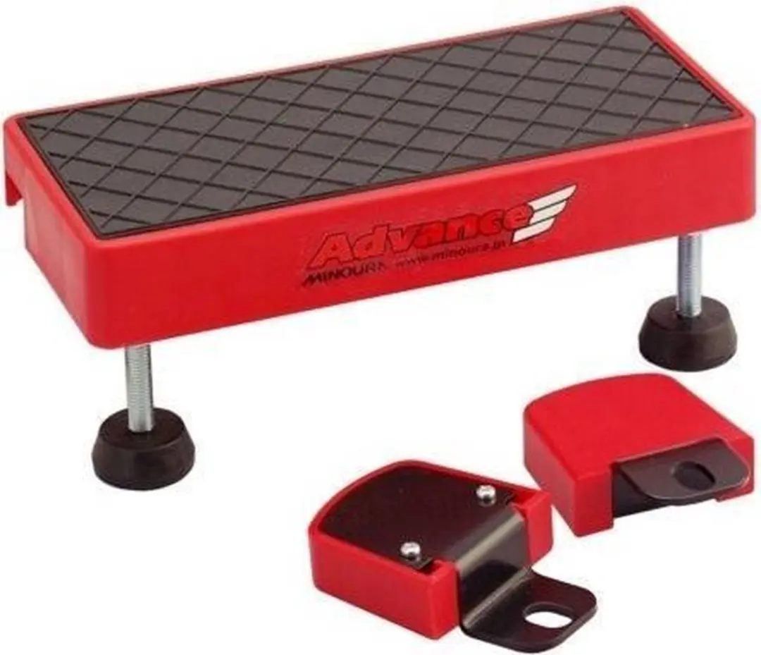 Minoura Voetstep En Wielafloop Beveiliging Zwart/rood