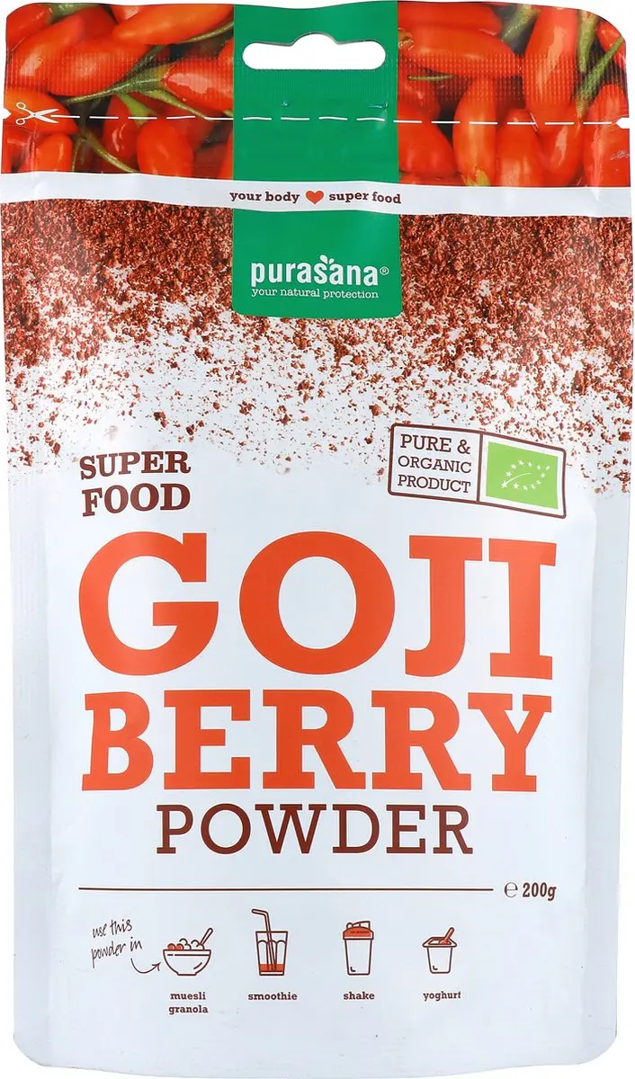 Purasana Goji Bespoeder Bio 200g