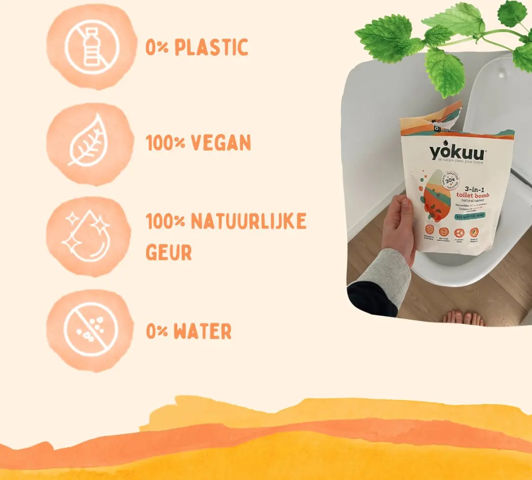 Yokuu WC Tabletten 30 Stuks - Frisse Zomerbries - afbeelding 3 van 6