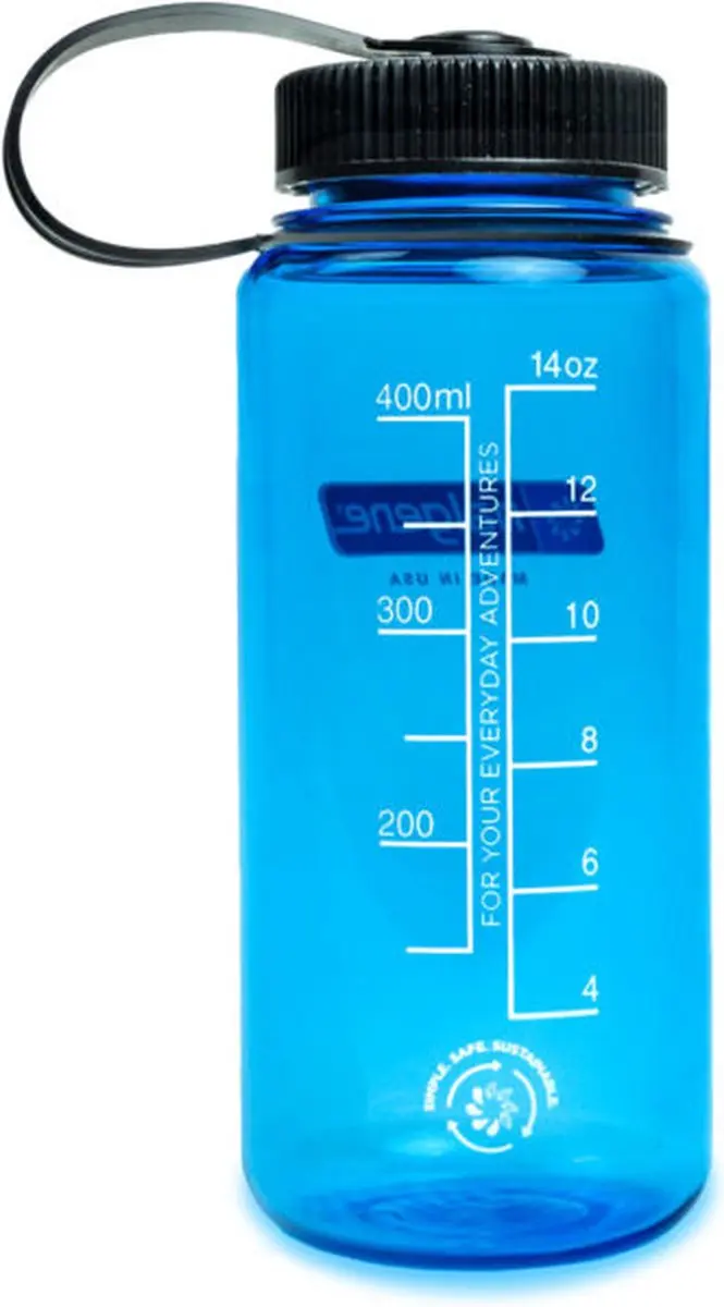 Nalgene Wide Mouth Fles 500ml - Slate Blue - afbeelding 4 van 5