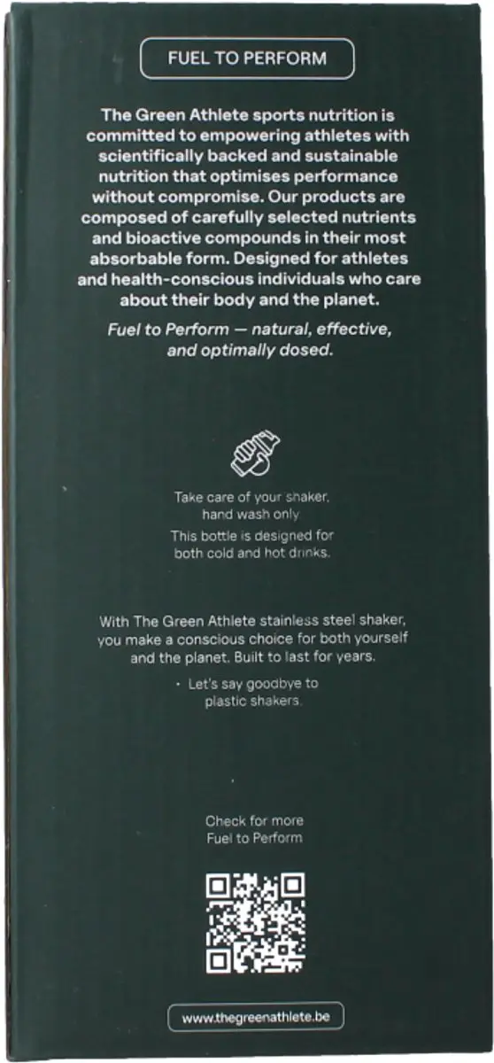 The Green Athlete Shaker 700ml - afbeelding 3 van 6