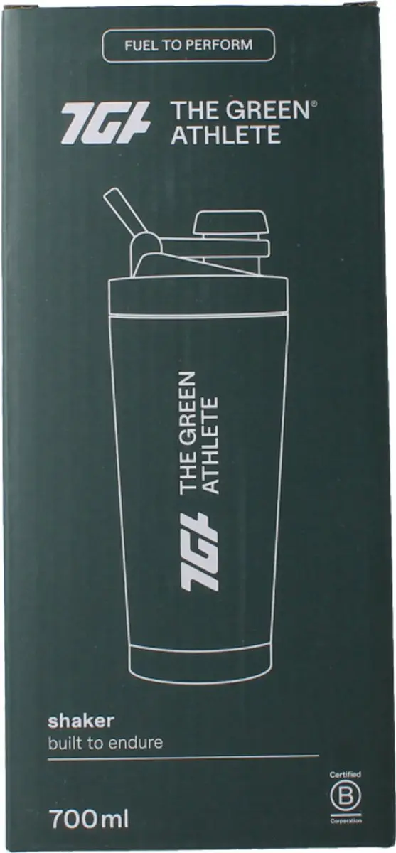 The Green Athlete Shaker 700ml - afbeelding 6 van 6