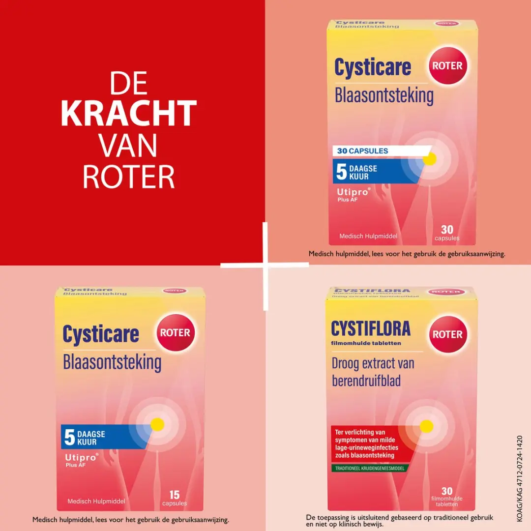 Roter Cysticare Behandelkuur Blaasontsteking - 15 Capsules