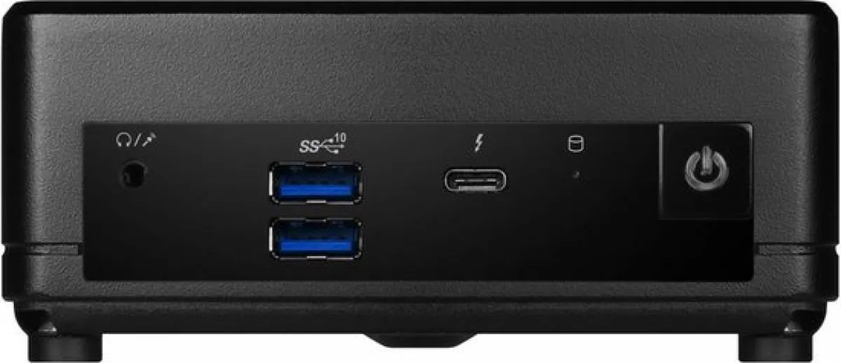 MSI Cubi 5 12M-004EU Mini PC - i3 - 8GB RAM - 512GB SSD - Zwart