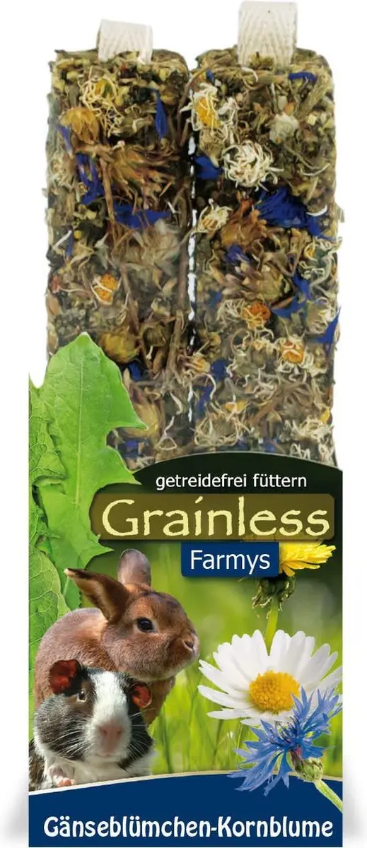 JR Farm Knabbelstick Madeliefje Korenbloem (140 gram)
