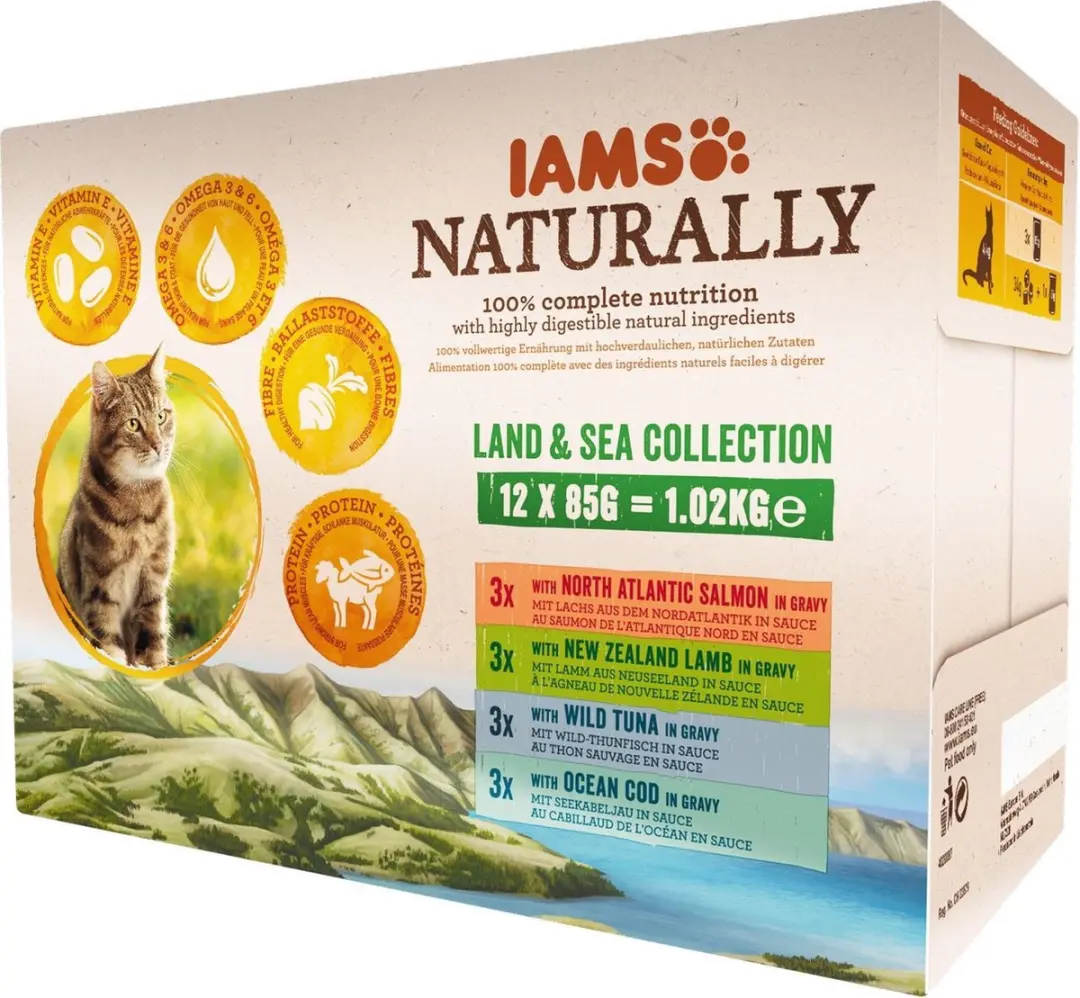 Iams Naturally Cat Wet Land