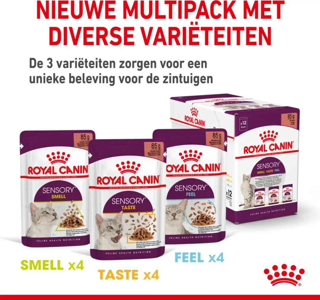 Royal Canin Sensory Smell In Gravy Natvoer - 48x85g