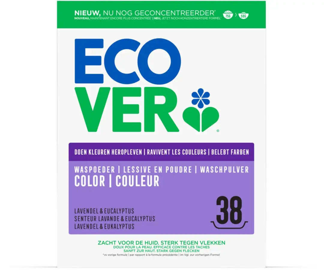 Ecover Waspoeder Color 1,9 kg