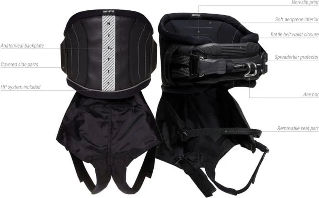 Mystic Star Hybrid Harness XL - Zwart - afbeelding 4 van 4