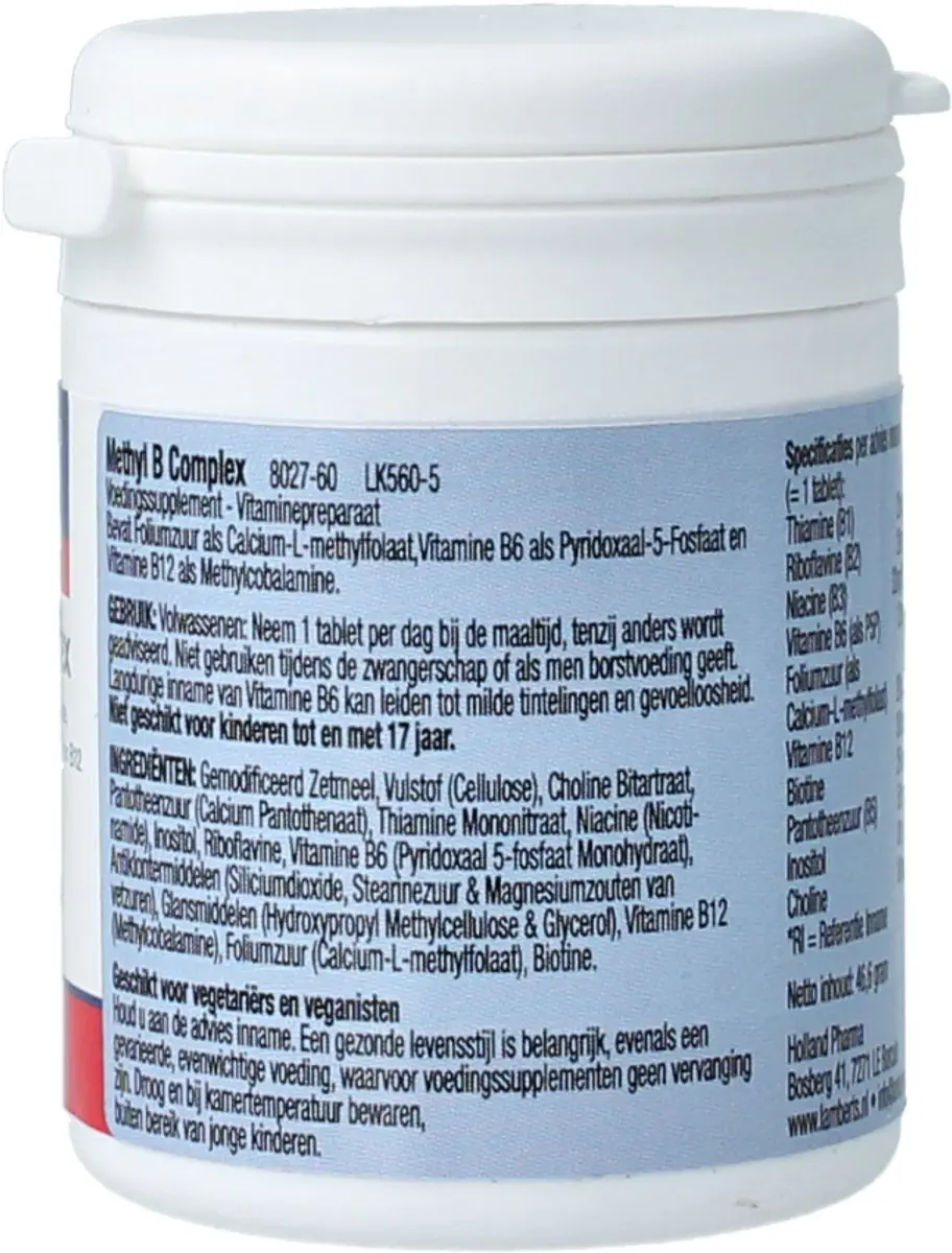 Lamberts Methyl B Complex 60 Tabletten