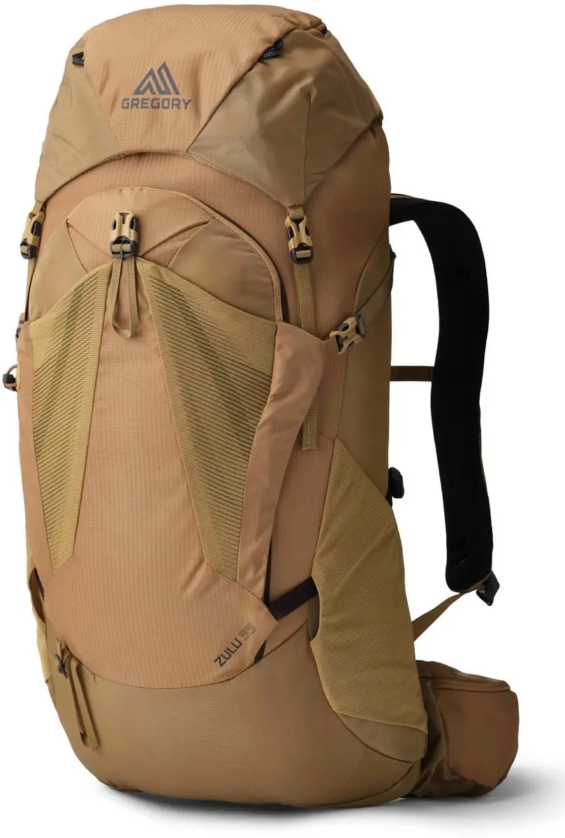 GREGORY trekkingrugzak rugzak Zulu 35 RC Backpack Desert Tan Lichtbruin