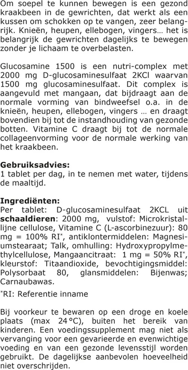 Fytostar Glucosamine 1500 Nutricomplex - 90 Tabletten