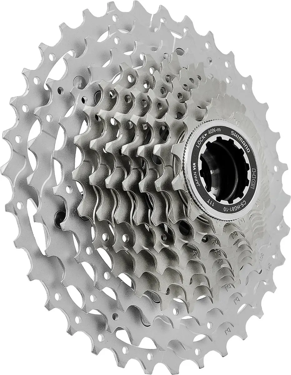 Shimano SLX CS-HG81 Cassette 10-speed 11-34T - Zilver - afbeelding 4 van 6