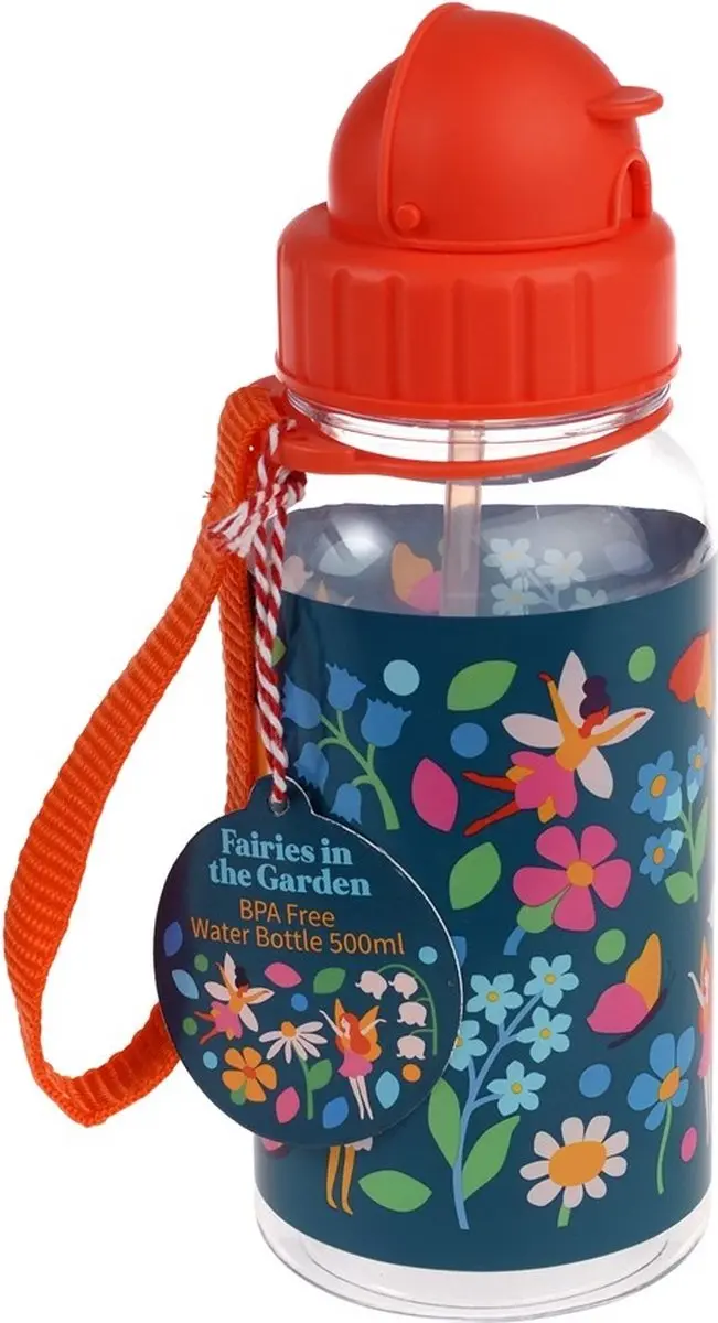 Drinkfles / Waterfles / Rietjesbeker Fairies in the Garden van Rex London