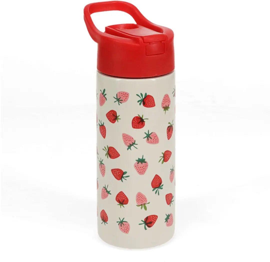 Rex London Drinkfles RVS 500 ml Little Strawberry