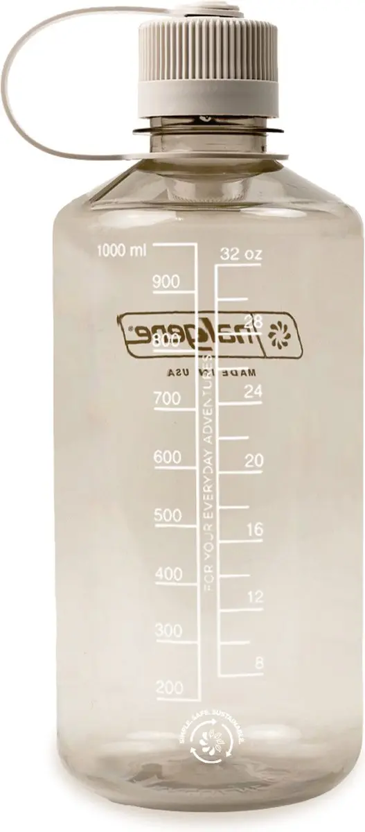 Nalgene Narrow-Mouth N2021-2832 Drinkfles 1L - BPA-vrij - Cotton - afbeelding 2 van 6