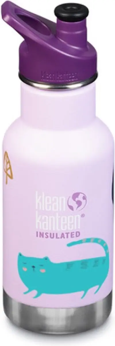 Klean Kanteen isolated drinkfles met Sportcap