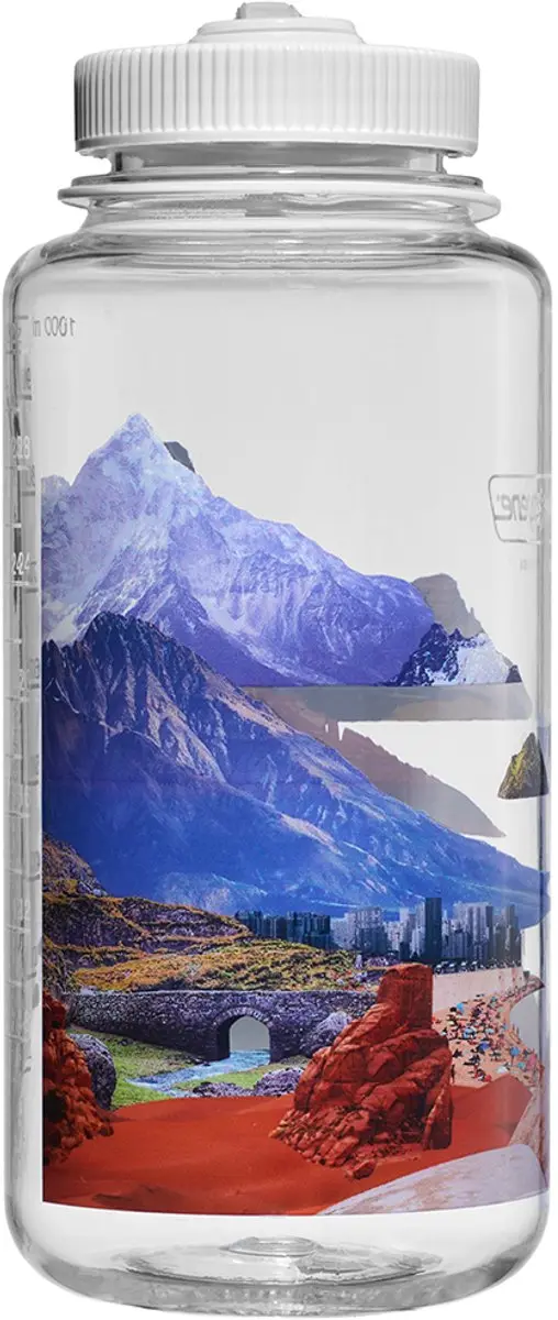 Nalgene Wide-Mouth N682024-0052 Drinkfles 1L - Mixed Landscapes