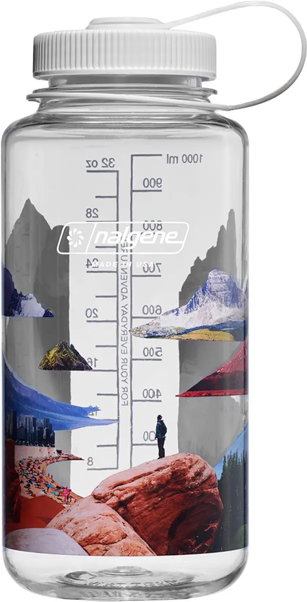 Nalgene Wide-Mouth N682024-0052 Drinkfles 1L - Mixed Landscapes - afbeelding 4 van 4