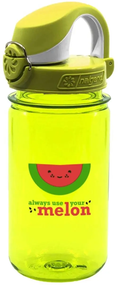 Nalgene On The Fly Kinderfles 350ml - Groen Meloenprint - afbeelding 5 van 5