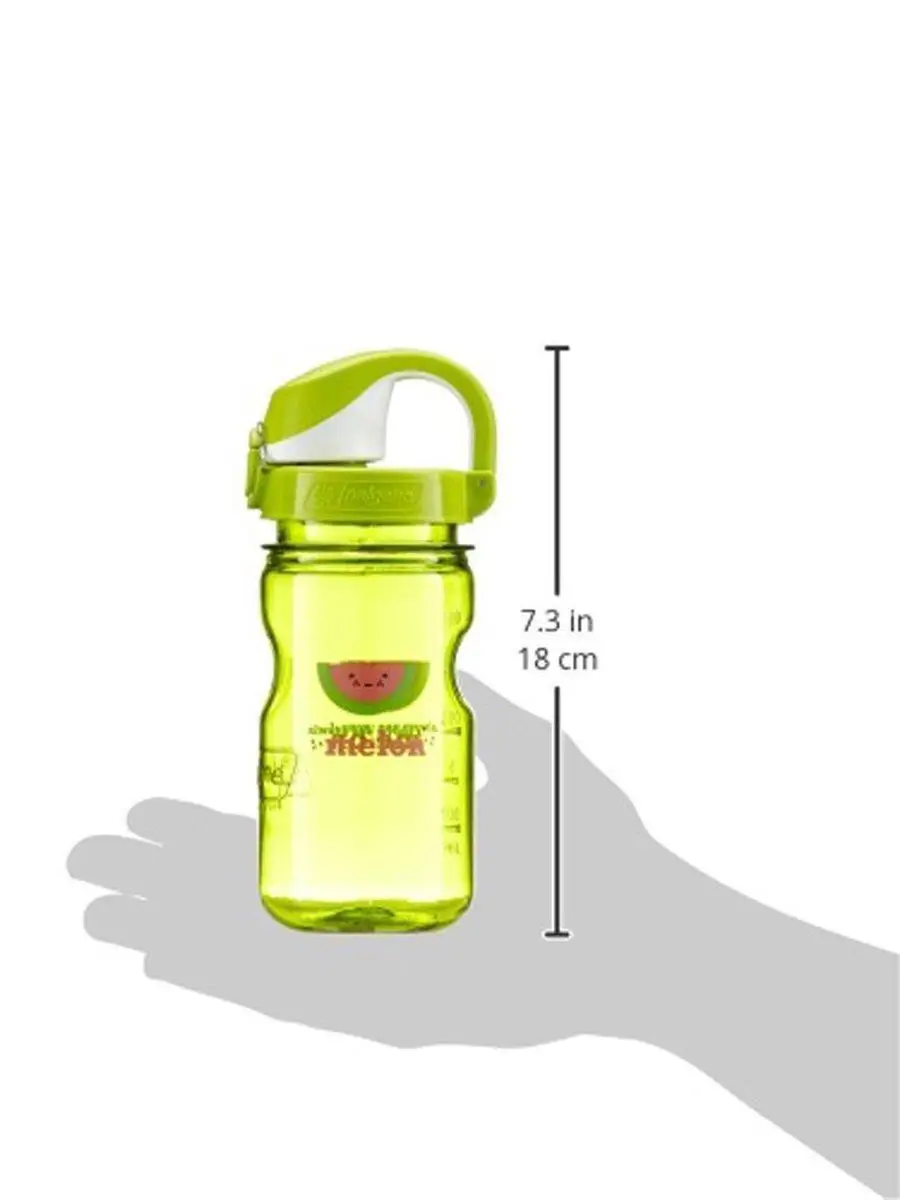 Nalgene On The Fly Kinderfles 350ml - Groen Meloenprint - afbeelding 2 van 5