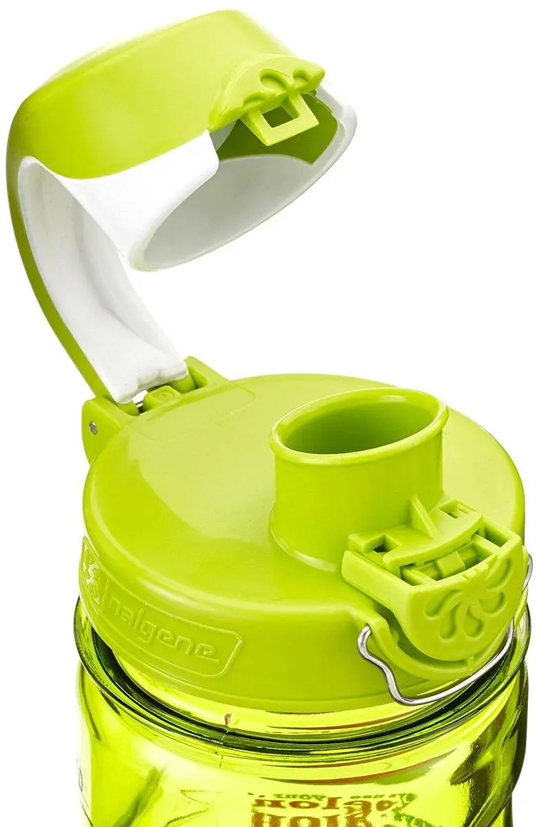 Nalgene On The Fly Kinderfles 350ml - Groen Meloenprint - afbeelding 3 van 5