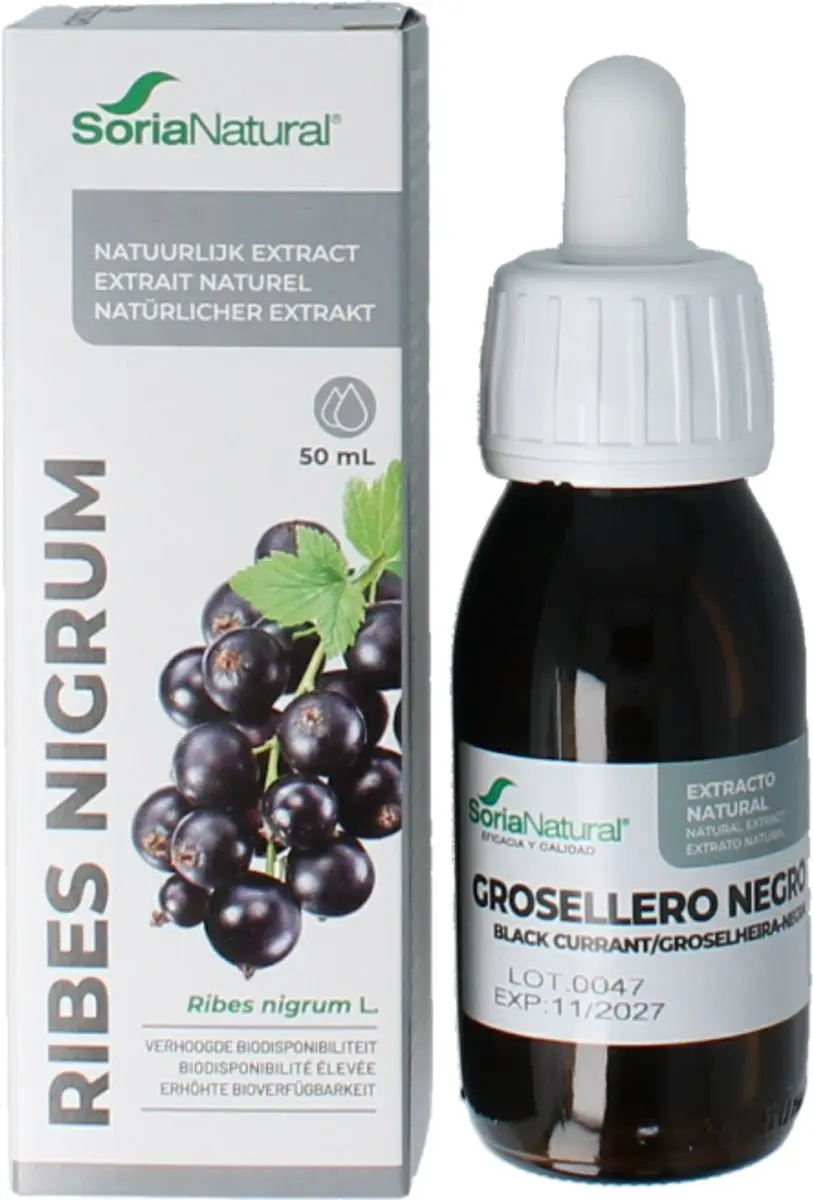 Soria Natural Ribes Nigrum Extract XXI 50ml - afbeelding 6 van 6