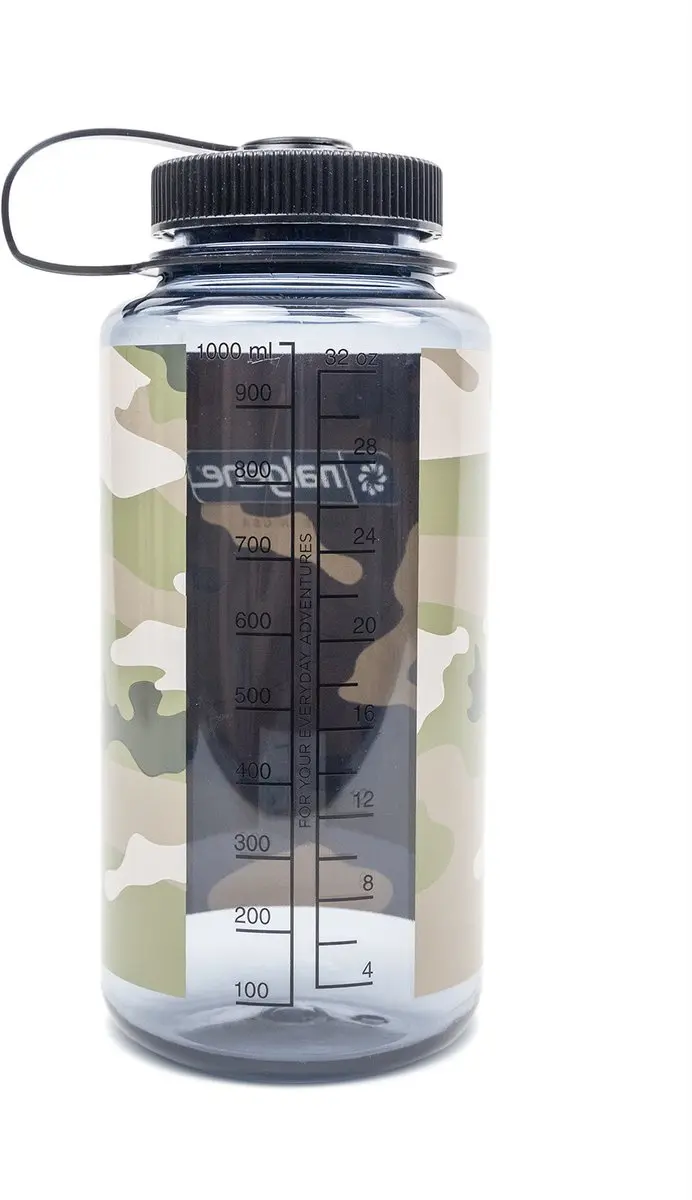 Nalgene Wide Mouth Sustain 682023-0014 Drinkfles 1L - Camouflage - afbeelding 2 van 3